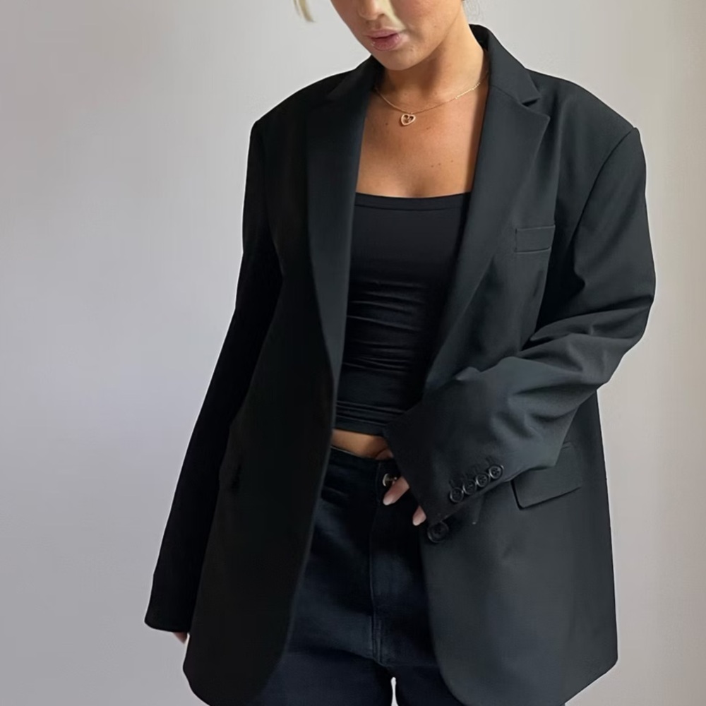 Djerf Avenue Forever Black Blazer